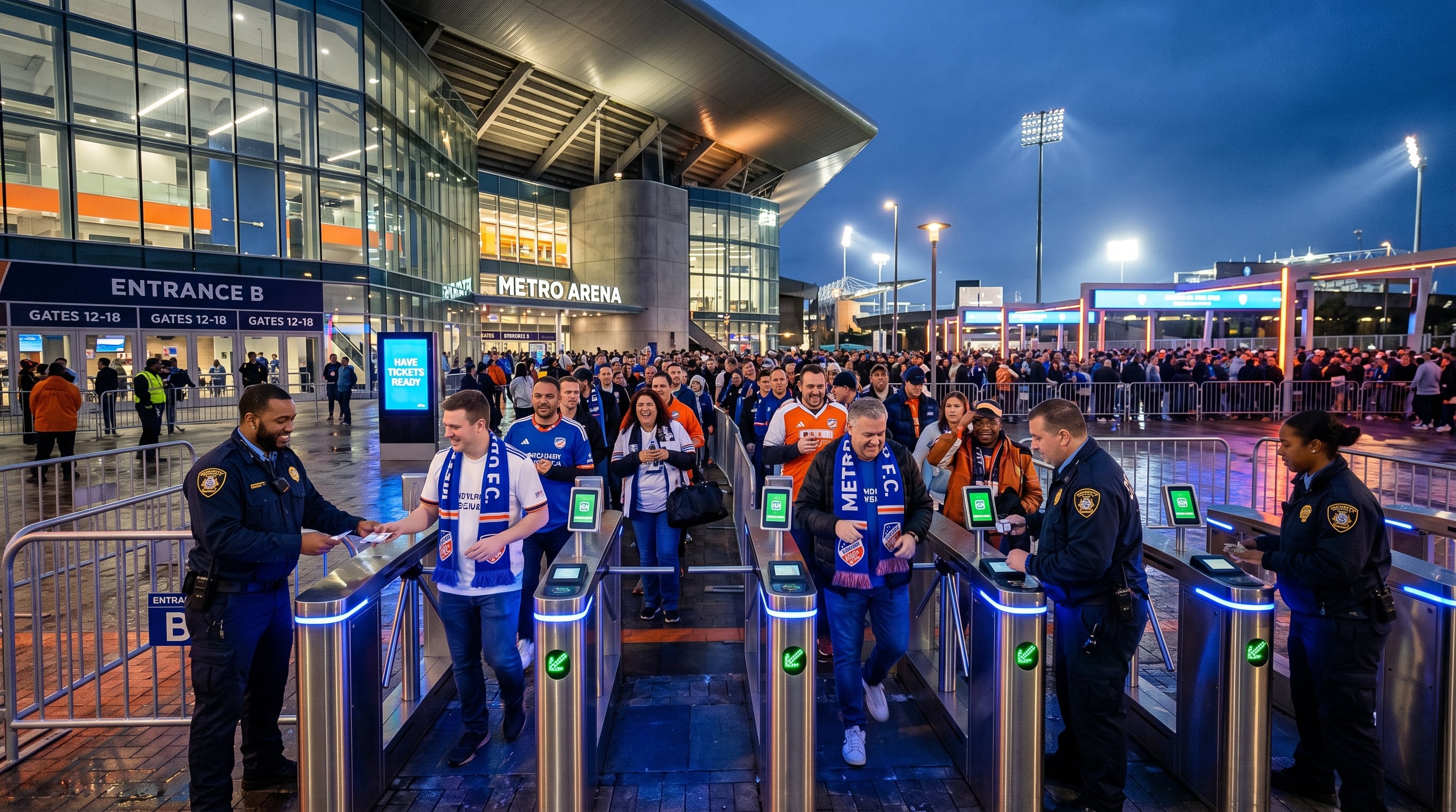 Premier League Stadium, Western Europe